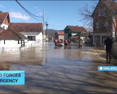 Извънредно положение в Сърбия заради порои ВИДЕО