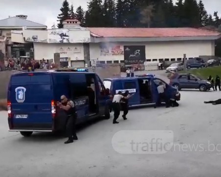 Престрелка край Пампорово! Нападнаха конвой със строго пазени престъпници СНИМКИ и ВИДЕО