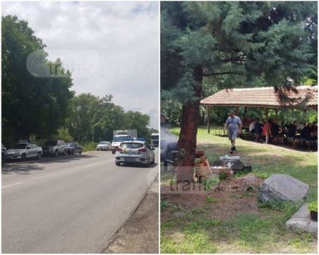 Полицейска блокада и жандармерия до Пловдив! Причината - жертвите на пътя СНИМКИ