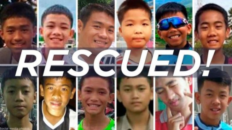 Всички деца и треньорът им от пещерата в Тайланд са спасени ВИДЕО
