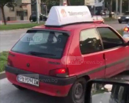 Кола шпори с повече от два пъти над разрешената скорост в Пловдив ВИДЕО