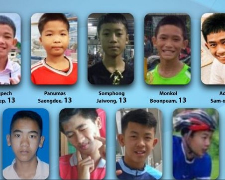 Показаха първите кадри от болницата с момчетата, спасени от пещерата в Тайланд ВИДЕО