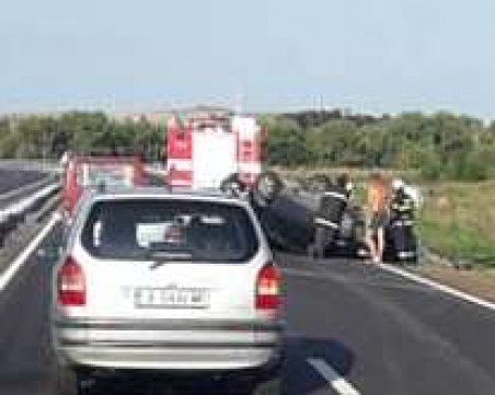 Тежка катастрофа на новия път за Слънчев бряг, момиче е пострадало тежко СНИМКА