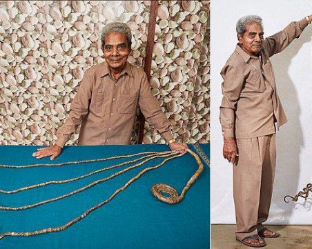 Човекът с най-дългите нокти в света вече си ги отряза ВИДЕО