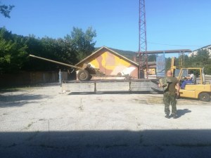 Раковски се сдоби с противотанкови оръдия СНИМКИ