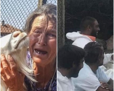 Докато баба Дора плаче, ром в бяла престилка се хили безцеремонно СНИМКИ