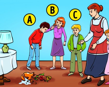 Кой е счупил вазата?