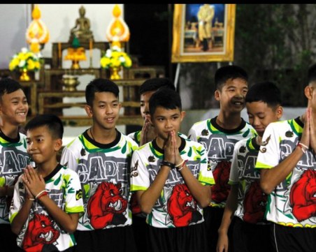 Децата, спасени от пещерата в Тайланд, проговориха за първи път ВИДЕО и СНИМКИ