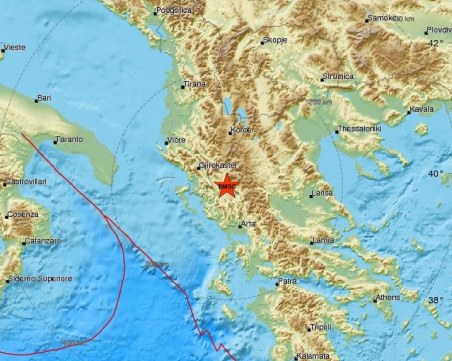 Трус със сила 4.2 по Рихтер разтърси Гърция