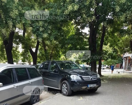 Така (не) се паркира в центъра на Пловдив  СНИМКИ