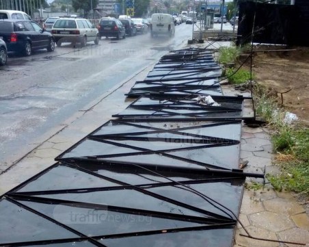 Вятърът в Пловдив рани дете СНИМКИ