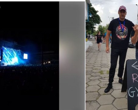 Иван Тотев предава на живо шоуто на Hills of Rock ВИДЕО