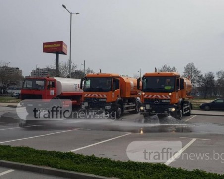 Нов график за миене на улиците в Пловдив