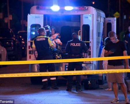 Стрелба в Торонто! Девет души са ранени ВИДЕО