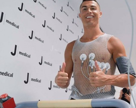 Роналдо изуми лекарите в Ювентус - физиката му била като на 20-годишен