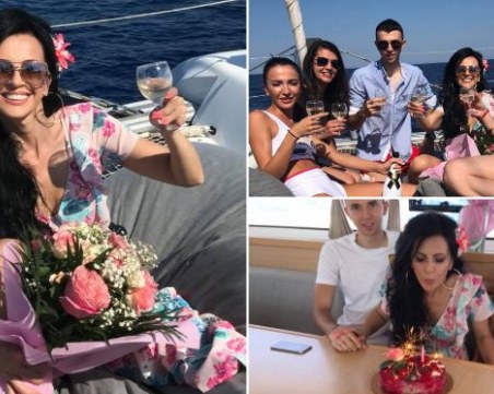 Росица Пейчева избра Гърция за рождения си ден! Празнува със семейството си на луксозна яхта СНИМКИ