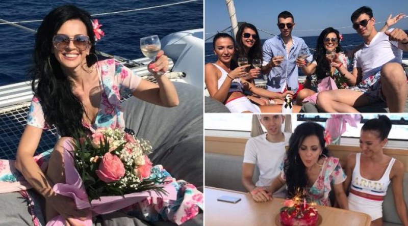 Росица Пейчева избра Гърция за рождения си ден! Празнува със семейството си на луксозна яхта СНИМКИ