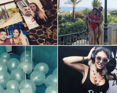 Джулиана Гани напълни апартамента си с балони, посрещна Найденов като крал