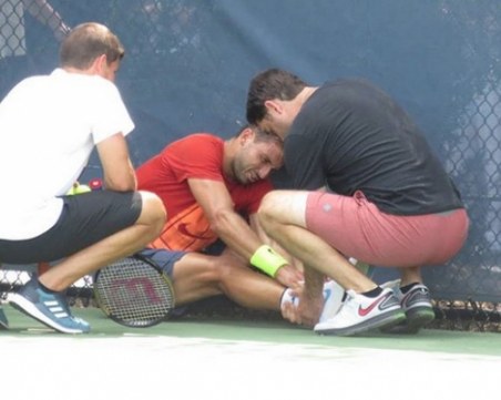 Неприятно! Гришо се контузи преди турнира в Синсинати