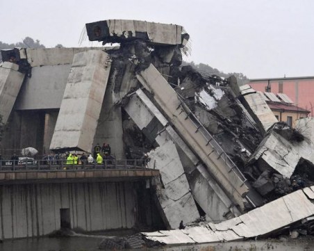 Броят на жертвите от срутения мост в Генуа достигна 30, сред тях и дете