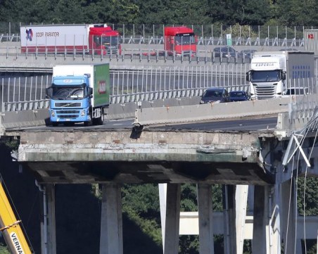 Мостът убиец в Генуа бил инженерен провал