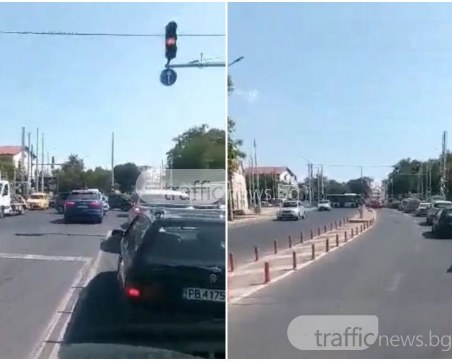 Хаос на кръстовището на Чифте баня! Светофарите отново не работят ВИДЕО