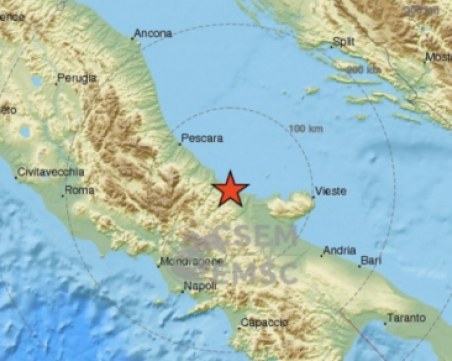 Силно земетресение удари Италия