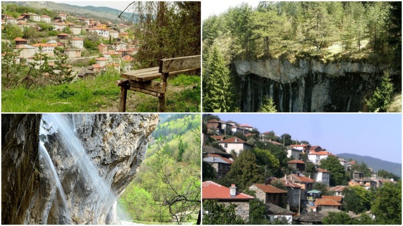Само на 60 км от Пловдив: Китно селце, два водопада и скален феномен СНИМКИ