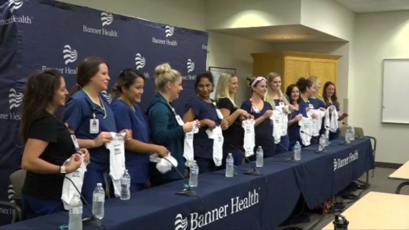 Необичайно съвпадение: 16 медицински сестри от едно отделение забременяха