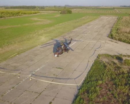 Няма видими щети по хеликоптера Кугър, скъсал електропровод край Пловдив