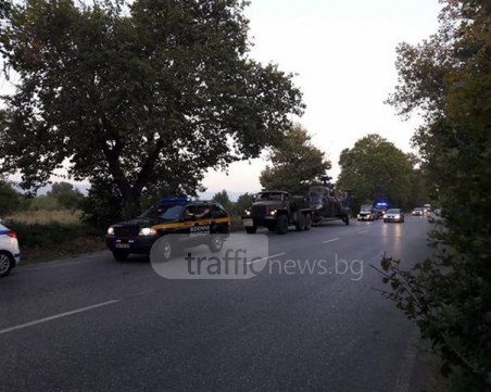 Четири часа продължи операцията по преместването на хеликоптера в Крумово ВИДЕО и СНИМКИ