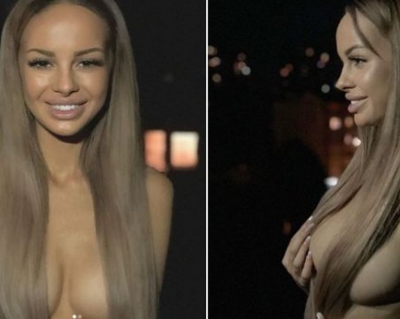 Сузанита изцяло свали дрехите, пусна снимки без горнище СНИМКИ