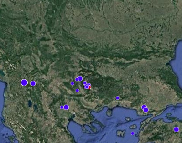 Земетресение разлюля Благоевградско