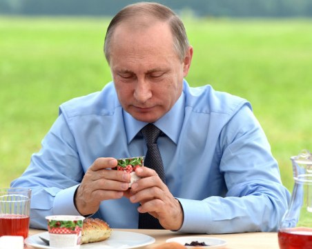 Разкриха какво е менюто на Владимир Путин