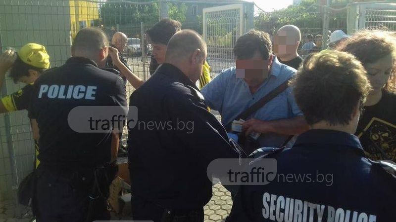 Пловдивски гастарбайтер се опита да влезе на дербито, арестуваха го след псувни