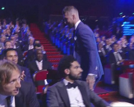 Салах игнорира Серхио Рамос на наградите в Монако СНИМКИ