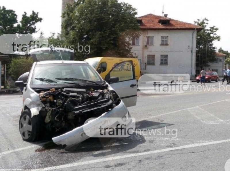 Пиян до козирката шофьор се заби в асмалък в Пловдивско