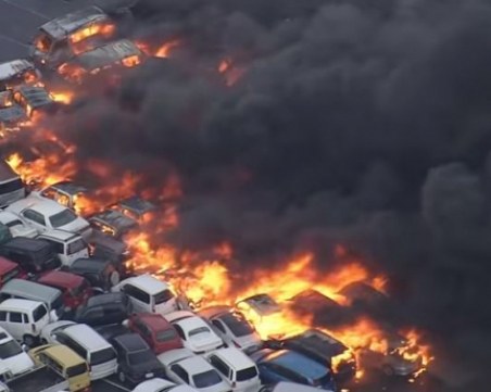 Чудовищният тайфун “Джеби“ взе първата си жертва СНИМКИ и ВИДЕО