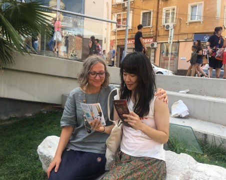 Пловдив отвън! Градът е зелен и спокоен, а хората - усмихнати и щастливи, казва японката Йоко Ямагучи