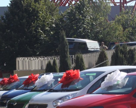 Посетител на есенното изложение 