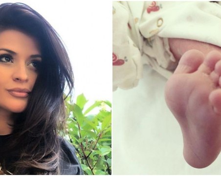 Преслава роди момиченце СНИМКА