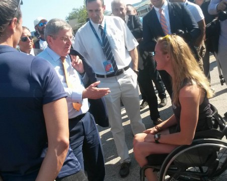 Томас Бах показа чувство за хумор на Гребната СНИМКИ