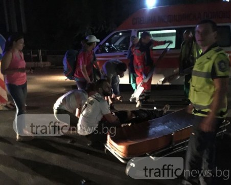 Тежък инцидент в Пловдив! Блъснаха жена на бул. “Марица“ СНИМКИ