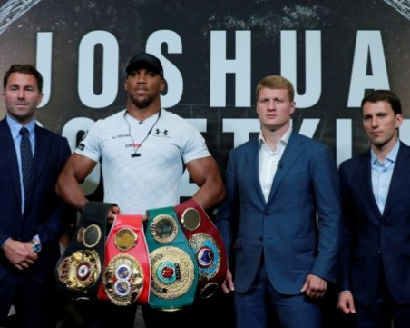 Джошуа и Поветкин се хвалят взаимно преди големия мач в събота