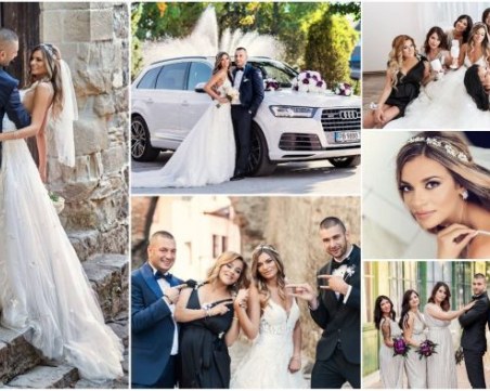 С вълшебна сватба Радомира и Атанас омагьосаха града на седемте тепета СНИМКИ