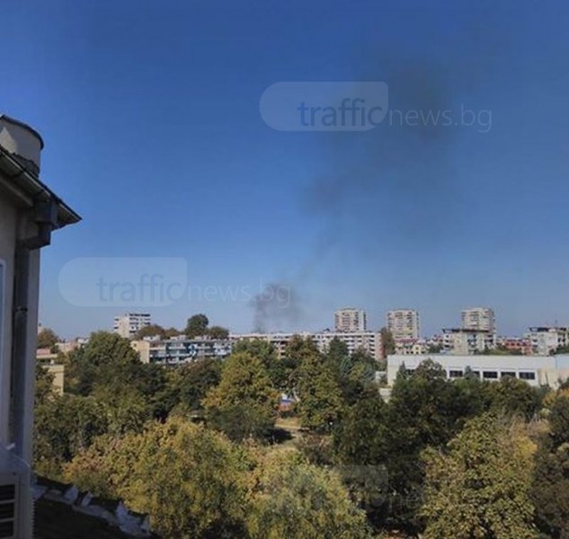 Не дишай, Пловдив! Кълбета дим се издигат от Шекера СНИМКИ