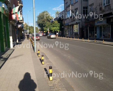 Запален кош за боклук стресна минувачите по “Гладстон“ СНИМКА