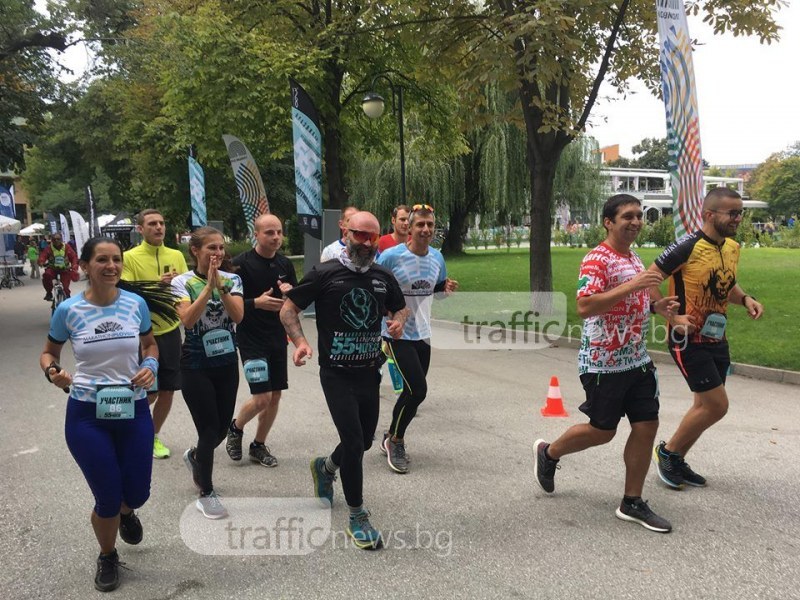 1185 пловдивчани бягаха с маратонеца Краси Георгиев в Пловдив, изминаха 16 500 км