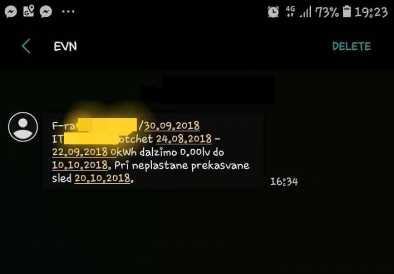 Бисер! Пловдивчанин с нулева сметка за ток получи съобщение “Ако не платите, предстои спиране“