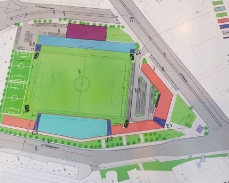 Приеха проекта за стадиона на Спартак